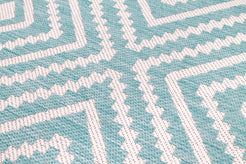 Rugstyle Summer Breeze Outdoor Rug in Aqua - Size: 100 cm x 150 cm - thumbnail 3
