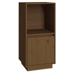 Berkfield Home Sideboard Honey Brown 38x35x80 cm Solid Wood Pine - Size: 38 x 35 x 80 cm - thumbnail 2