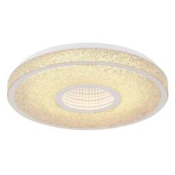 Netlighting Astania Decorative Ceiling Light White Center Tunnel Crystal Sand LED