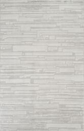 Desire Rugs Hamilton Modern Sheen Area Rug - Blocked Bold Geometric Design in Silver - Size: 200 cm x 290 cm - thumbnail 2