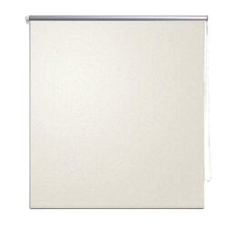 Berkfield Home Roller Blind Blackout 100 x 175 cm Off-White in White - thumbnail 2