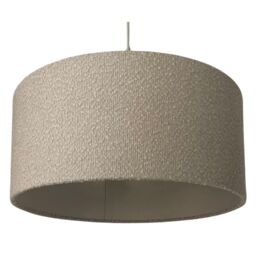CGC Lighting Petra 45cm Large Grey Boucle Ceiling or Table Lamp Shade - thumbnail 2