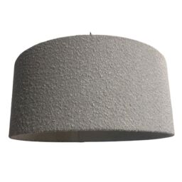 CGC Lighting Petra 45cm Large Grey Boucle Ceiling or Table Lamp Shade - thumbnail 8