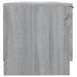Berkfield Home TV Cabinet Grey Sonoma 102x35x36.5 cm Engineered Wood - thumbnail 5