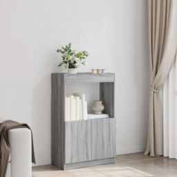 Berkfield Home Highboard Grey Sonoma 63x33x100 cm Engineered Wood - Size: 63 x 33 x 100 cm - thumbnail 3