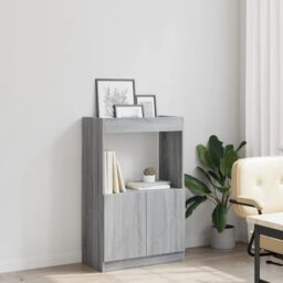 Berkfield Home Highboard Grey Sonoma 63x33x100 cm Engineered Wood - Size: 63 x 33 x 100 cm - thumbnail 4