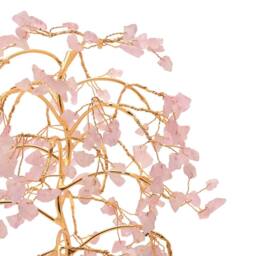 Serenity Rose Quartz LED Glow Tree in Pink - thumbnail 5