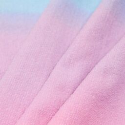 OHS Ombre Towel Bath Quick Dry Summer Travel Microfibre Absorbent Swim in Light Pink - thumbnail 4