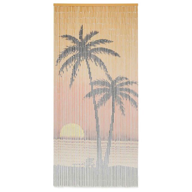 Berkfield Home Insect Door Curtain Bamboo 90x200 cm - image 1