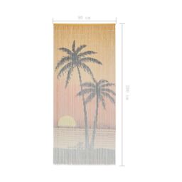 Berkfield Home Insect Door Curtain Bamboo 90x200 cm - thumbnail 5