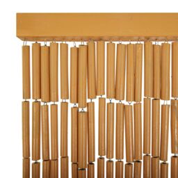 Berkfield Home Insect Door Curtain Bamboo 90x200 cm - thumbnail 4