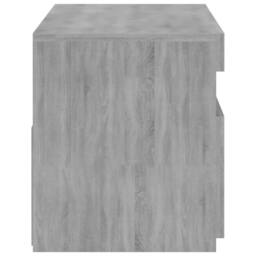Berkfield Home TV Cabinet with LED Lights Grey Sonoma 75x35x40 cm - Size: 75 x 35 x 40 cm - thumbnail 9