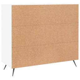 Berkfield Home Sideboard White 90x34x80 cm Engineered Wood - Size: 90 x 34 x 80 cm - thumbnail 8