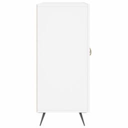 Berkfield Home Sideboard White 90x34x80 cm Engineered Wood - Size: 90 x 34 x 80 cm - thumbnail 7