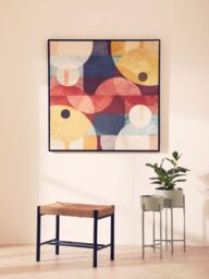 Orsina Bandar Natural Rope & Black Wood Small Bench - thumbnail 3