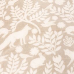 Furn Skandi Woodland Fleece Throw in Beige - Size: 140 cm x 180 cm - thumbnail 5
