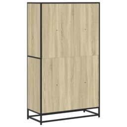 Berkfield Home Bookcase Sonoma Oak 80.5x35x139 cm Engineered Wood in Brown - thumbnail 6