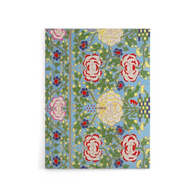 "Artery8 Owen Jones Colorful Floral Chinese Motif Pattern Canvas Wall Art Print - Size: W12"" x H16""" - image 1