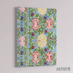 "Artery8 Owen Jones Colorful Floral Chinese Motif Pattern Canvas Wall Art Print - Size: W12"" x H16""" - thumbnail 2