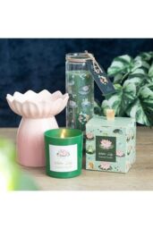 KDMD Pond Print Oriental Jasmine Tube Candle in Green - thumbnail 5