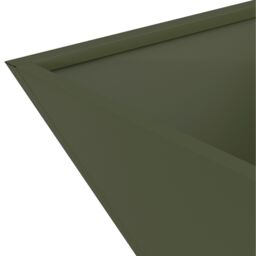 Berkfield Home Garden Bowl Planter Olive Green 35x35x15 cm Steel - Size: 35 x 35 x 15 cm - thumbnail 9
