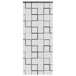 Berkfield Home Shower Roller Blind with Cassette 90x240 cm Fabric Width 86 cm in Black