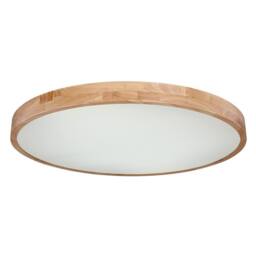 Netlighting Rainer Ceiling Light Wood Look LED Dimmable 3000 6000K Remote Control in Brown - thumbnail 5