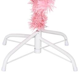Berkfield Home Beautiful Artificial Christmas Tree with Stand Pink 150 cm PVC - thumbnail 5