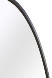 "MirrorOutlet Black Metal Framed Oval Wall Mirror 79"" X 44"" (200 x 112CM) - Size: 1 Pack" - thumbnail 5
