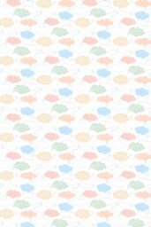 Hoopla Walls Fluffy Clouds 10m Matt Wallpaper in Pink - thumbnail 3