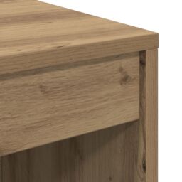 Berkfield Home Writing Desk Artisan Oak Engineered Wood Medium Durable in Brown - thumbnail 7