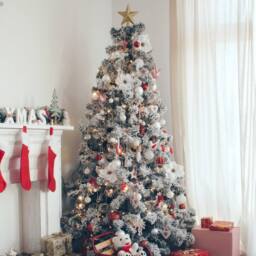 Pelle & Sol 6ft Snow Tipped Flocked Christmas Tree with Snowy 700 Tips in White - Size: 5ft - thumbnail 5