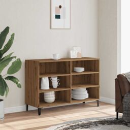 Berkfield Home Sideboard Artisan Oak 103.5x35x70 cm Engineered Wood in Brown - thumbnail 3