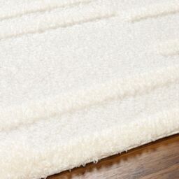 Livabliss Rodos-Modern Beige White Soft Plush Pile Living Bedroom Rug - Size: 160 cm x 215 cm - thumbnail 3
