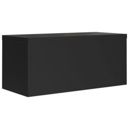 Berkfield Home File Cabinet Black 90x40x40 cm Steel - Size: 90 x 40 x 40 cm - thumbnail 6