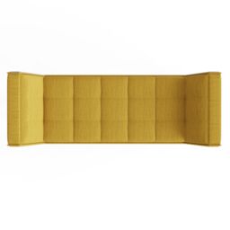 GFW Milan Ottoman Storage Bench in Mustard - thumbnail 6