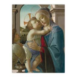"Artery8 Virgin & Child an Angel Botticelli Vintage Wall Art Print Poster - Size: W12"" x H16""" - thumbnail 1