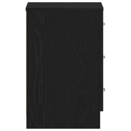 Berkfield Home Bedside Cabinets 2 pcs Black Oak 38x35x55 cm Engineered Wood - Size: 38 x 35 x 55 cm - thumbnail 8
