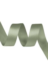Neel Blue Double Sided Satin Polyester Ribbon Roll, 6mm x 25 Metres in Pale Green - thumbnail 2