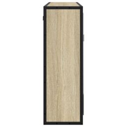 Berkfield Home Bathroom Mirror Cabinet Sonoma Oak 65x20x60 cm Engineered Wood in Brown - Size: 65 x 20 x 60 cm - thumbnail 6