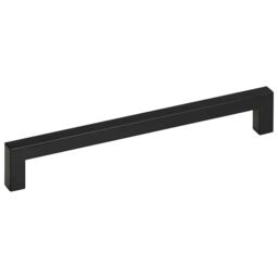 Berkfield Home Cabinet Handles 5 pcs Black 224 mm Stainless Steel - thumbnail 6