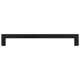 Berkfield Home Cabinet Handles 5 pcs Black 224 mm Stainless Steel - thumbnail 5