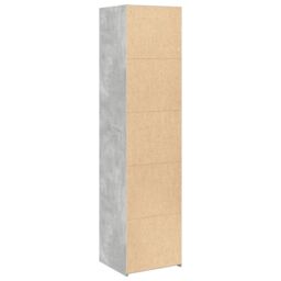 Berkfield Home Highboard Concrete Grey 45x41x185 cm Engineered Wood - Size: 45 x 41 x 185 cm - thumbnail 6