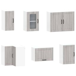 Berkfield Home 11 Piece Kitchen Cabinet Set Kalmar Grey Sonoma Engineered Wood - thumbnail 5