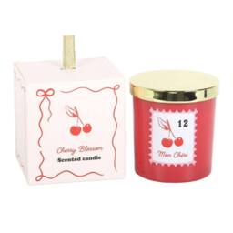 Something Different Mon Cheri Cherry Blossom Scented Candle in Red - thumbnail 2