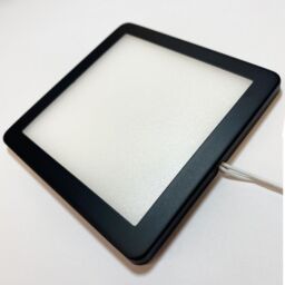 Loops 1x MATT BLACK Ultra-Slim Square Under Cabinet Kitchen Light & Driver Kit - Natural White Diffused LED - thumbnail 5