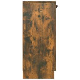 Berkfield Home Sideboard Smoked Oak 60x30x70 cm Engineered Wood in Brown - Size: 60 x 30 x 70 cm - thumbnail 8