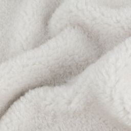 Yard Olann Faux Shearling Throw in Ecru - Size: 130 cm x 180 cm - thumbnail 6