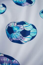 Catherine Lansfield 'Tie Dye Football' Reversible Duvet Cover Set in Lilac - Size: Double - thumbnail 4