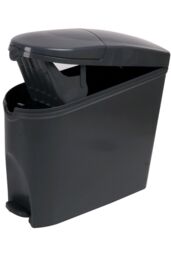 ProKleen Grey Pedal Operated Toilet Sanitary Bin 2 x 20 Litre Capacity - thumbnail 5